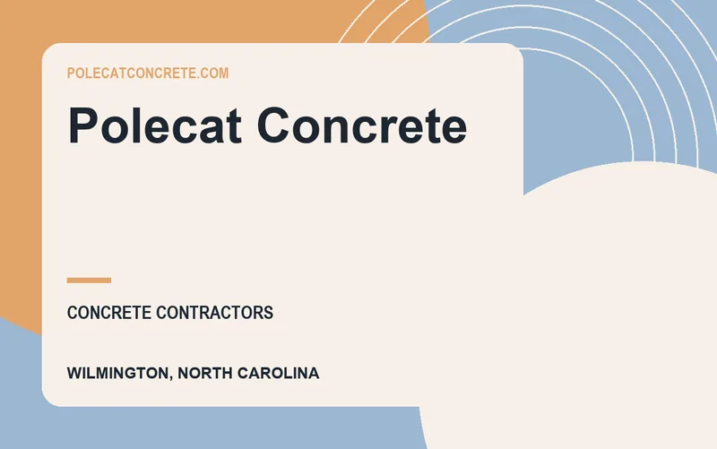 Polecat Concrete in Wilmington, North Carolina