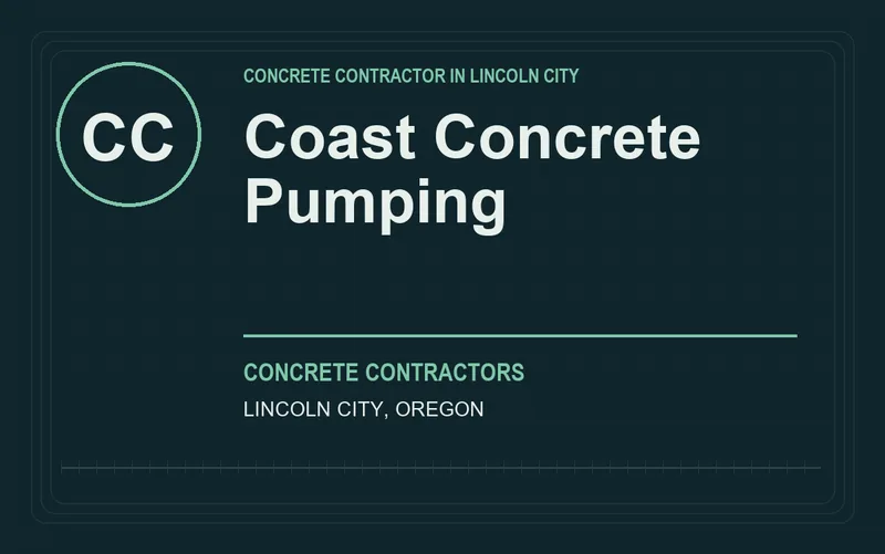 Coast Concrete Pumping in Lincoln City, Oregon