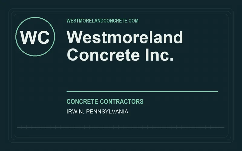 Westmoreland Concrete Inc. in Irwin, Pennsylvania