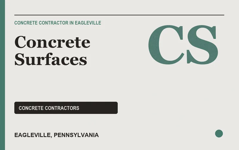 Concrete Surfaces in Eagleville, Pennsylvania