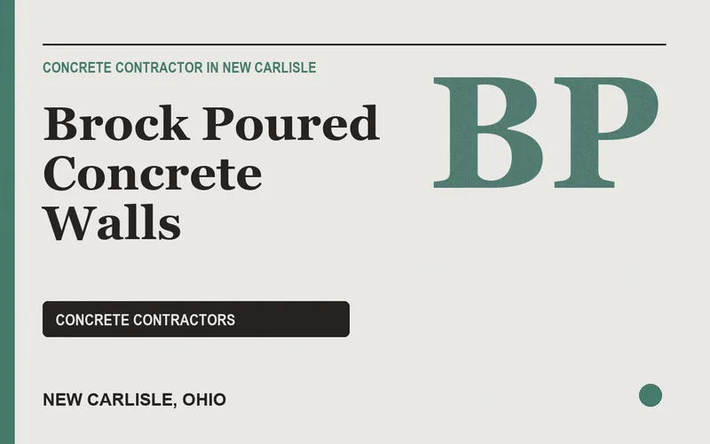 Brock Poured Concrete Walls in New Carlisle, Ohio
