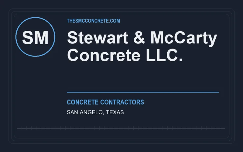 Stewart & McCarty Concrete L.L.C. in San Angelo, Texas