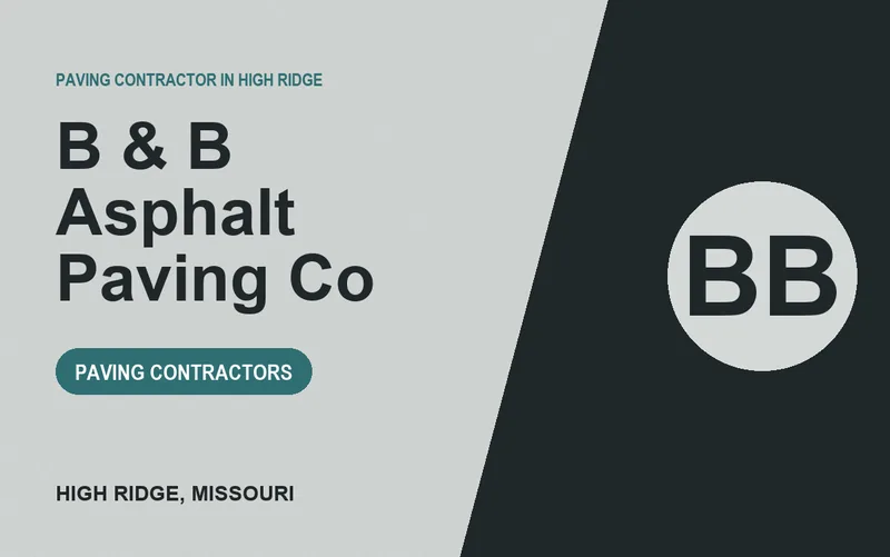 B & B Asphalt Paving Co in High Ridge, Missouri