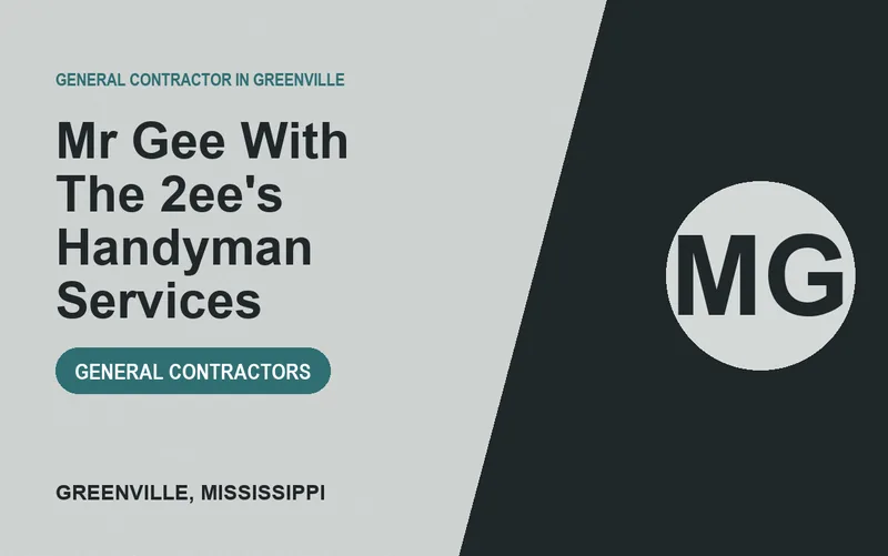 Mr Gee With The 2ee's Handyman Services in Greenville, Mississippi