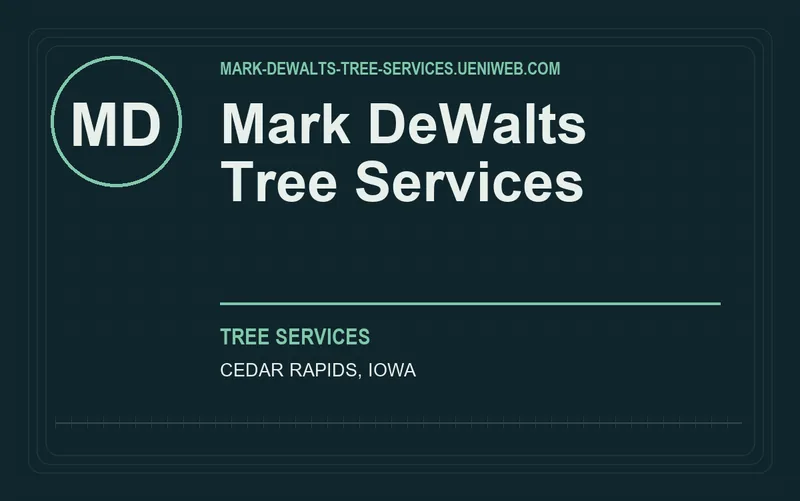Mark DeWalts Tree Services in Cedar Rapids, Iowa