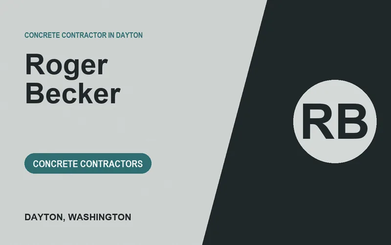 Roger Becker in Dayton, Washington