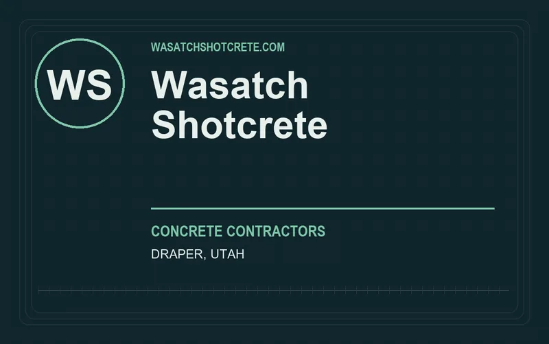 Wasatch Shotcrete in Draper, Utah