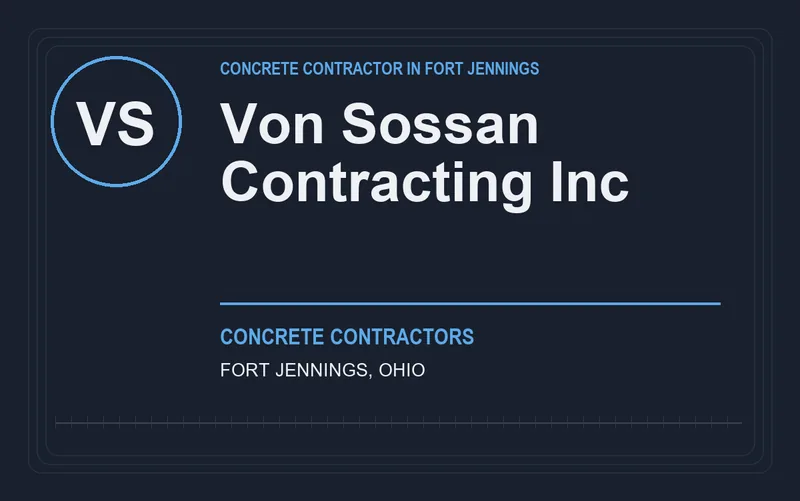 Von Sossan Contracting Inc in Fort Jennings, Ohio