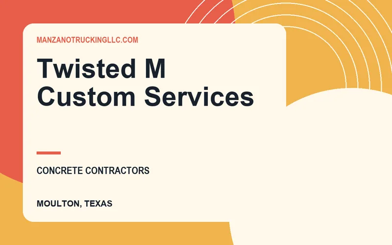 Twisted M Custom Services in Moulton, Texas