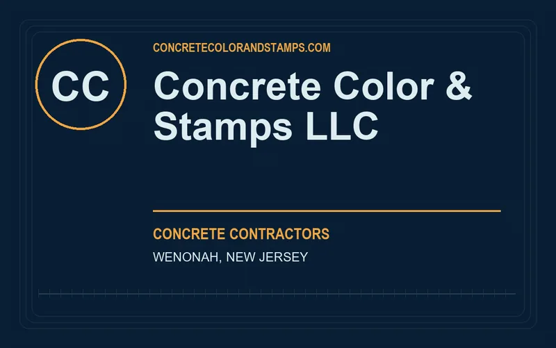 Concrete Color & Stamps LLC in Wenonah, New Jersey