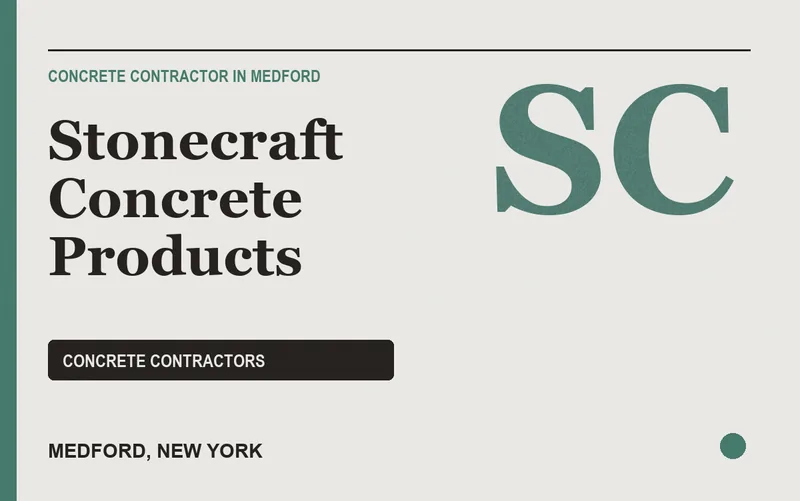 Stonecraft Concrete Products in Medford, New York