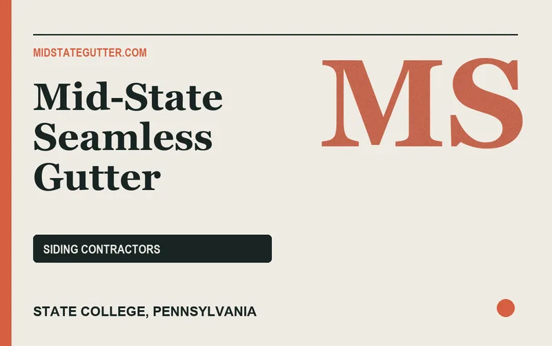 Mid-State Seamless Gutter in State College, Pennsylvania