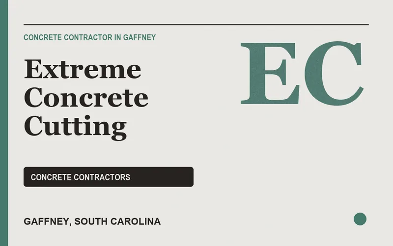 Extreme Concrete Cutting in Gaffney, South Carolina