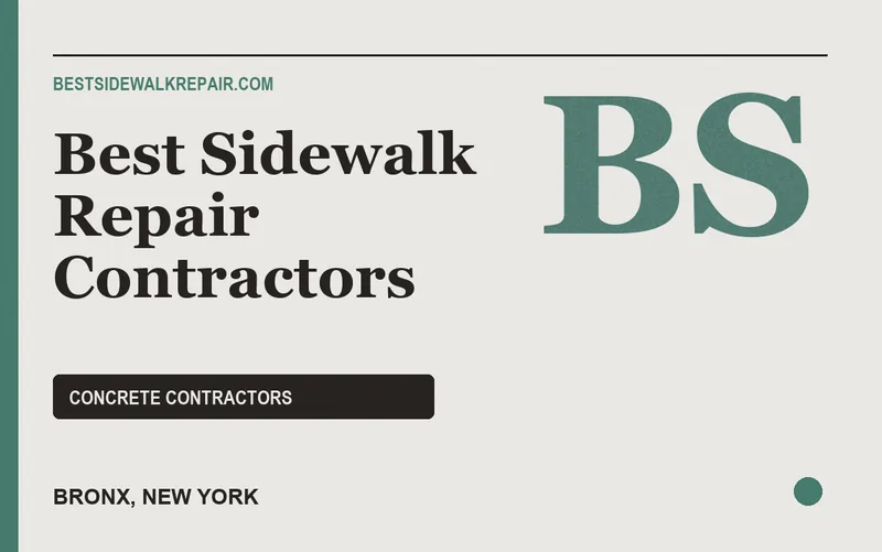 Best Sidewalk Repair Contractors in Bronx, New York