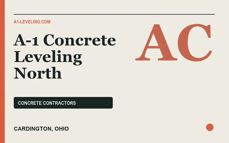 A-1 Concrete Leveling North in Cardington, Ohio