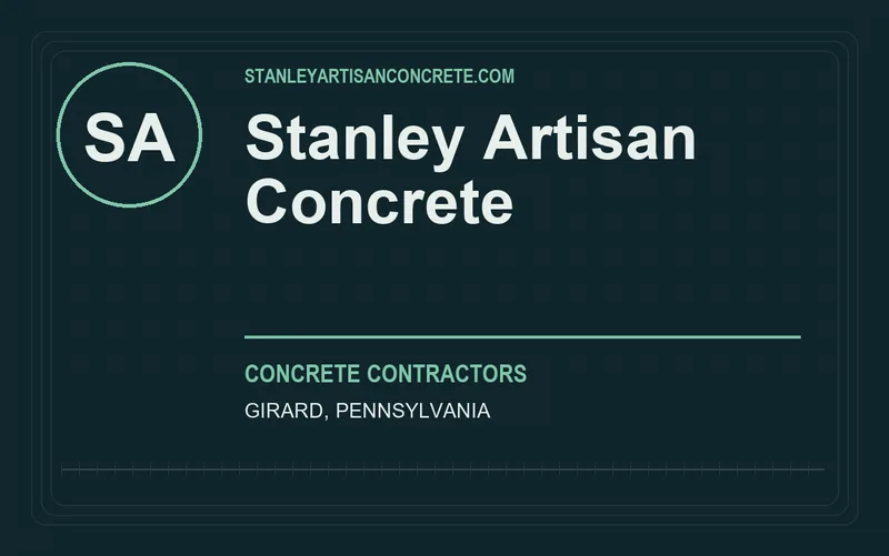 Stanley Artisan Concrete in Girard, Pennsylvania