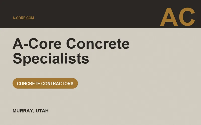 A-Core Concrete Specialists in Murray, Utah