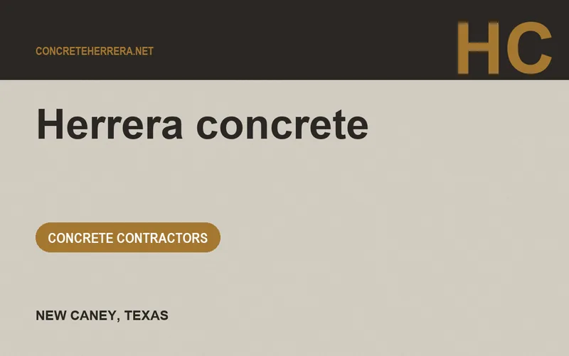 Herrera concrete in New Caney, Texas