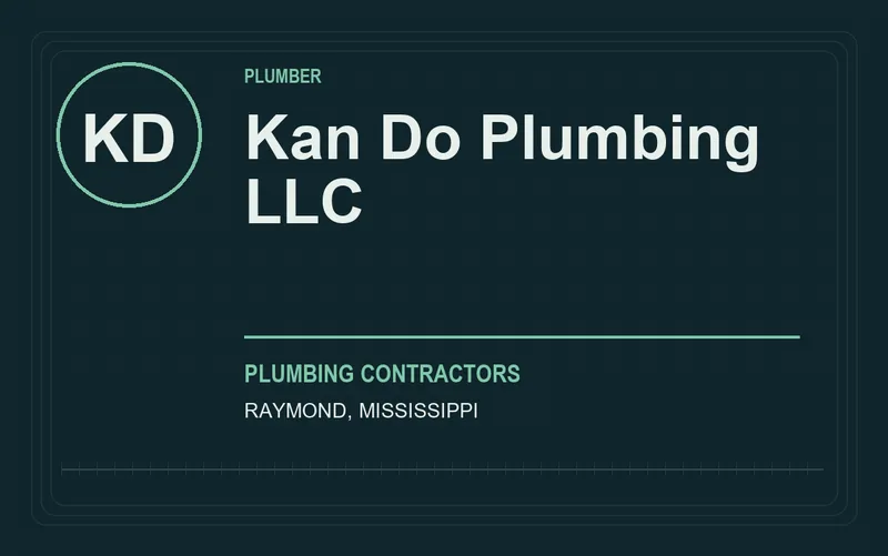 Kan Do Plumbing LLC in Raymond, Mississippi