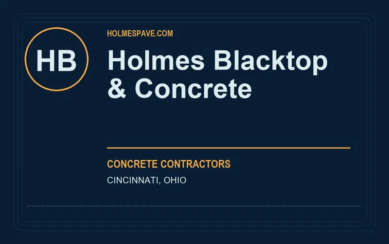 Holmes Blacktop & Concrete in Cincinnati, Ohio