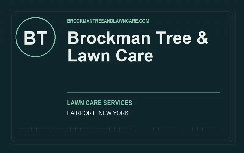 Brockman Tree & Lawn Care in Fairport, New York