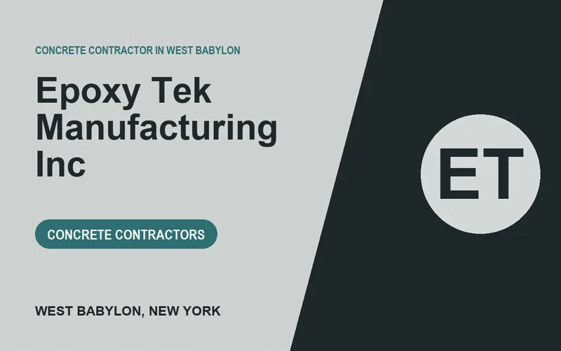 Epoxy Tek Manufacturing Inc in West Babylon, New York