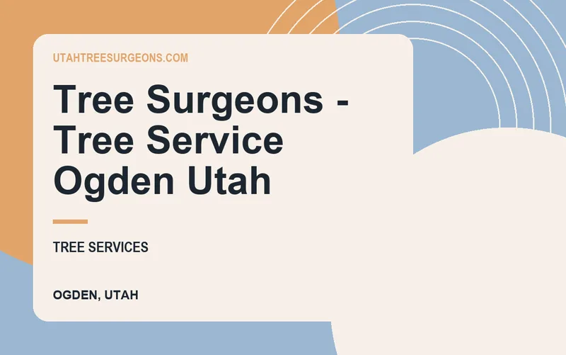 Tree Surgeons - Tree Service Ogden Utah in Ogden, Utah