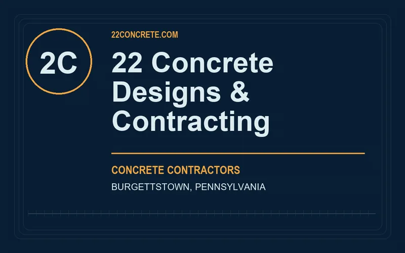 22 Concrete Designs & Contracting in Burgettstown, Pennsylvania