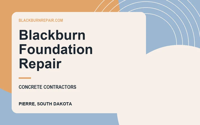 Blackburn Foundation Repair in Pierre, South Dakota
