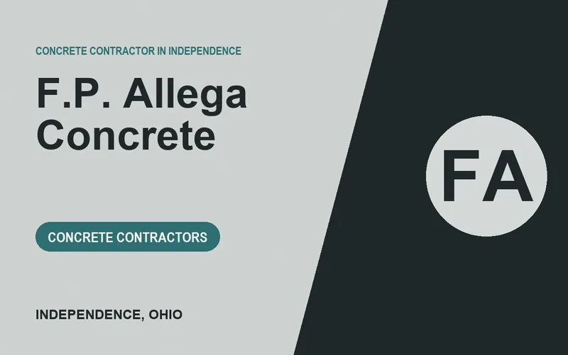 F.P. Allega Concrete in Independence, Ohio