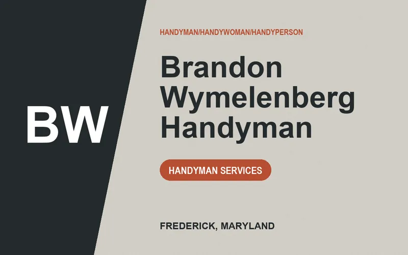 Brandon Wymelenberg Handyman in Frederick, Maryland