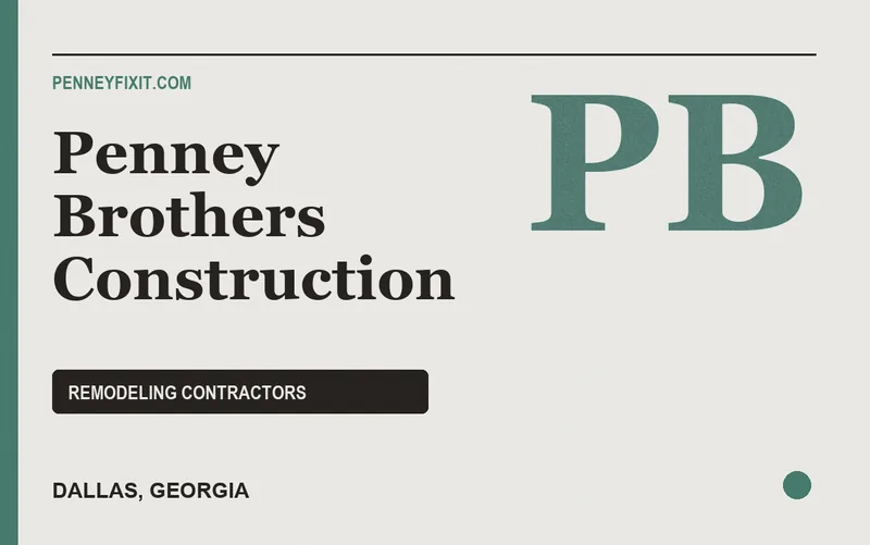 Penney Brothers Construction in Dallas, Georgia