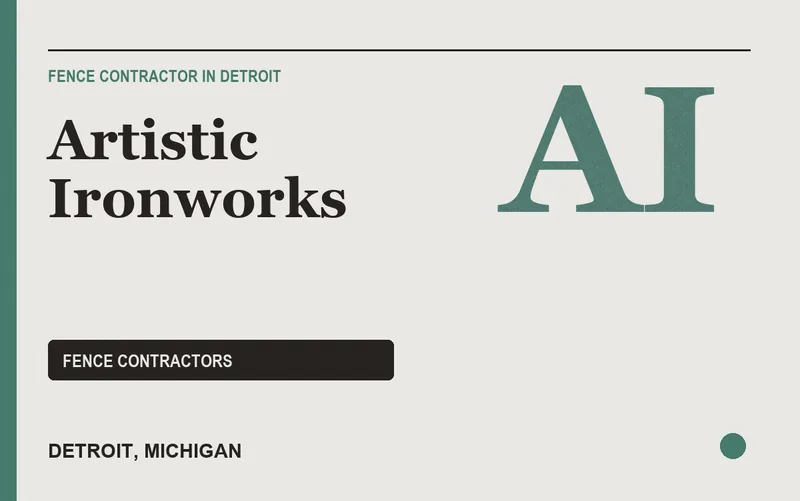Artistic Ironworks in Detroit, Michigan