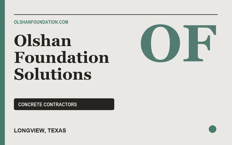 Olshan Foundation Solutions in Longview, Texas