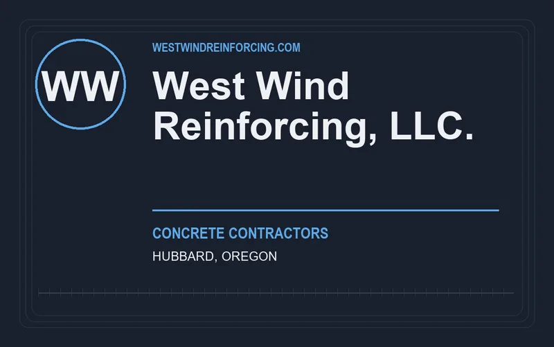 West Wind Reinforcing, LLC. in Hubbard, Oregon