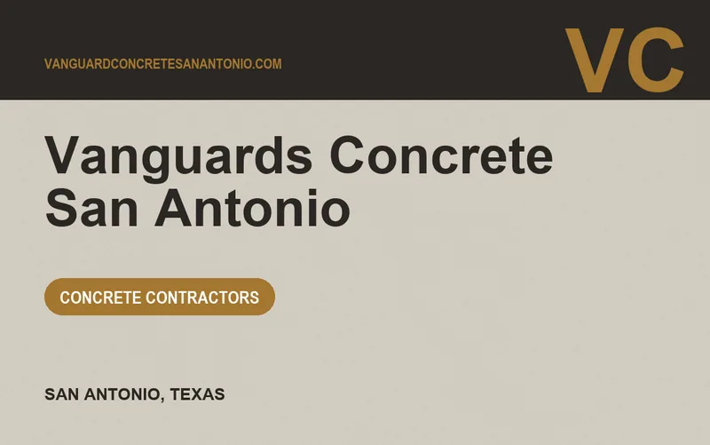 Vanguards Concrete San Antonio in San Antonio, Texas