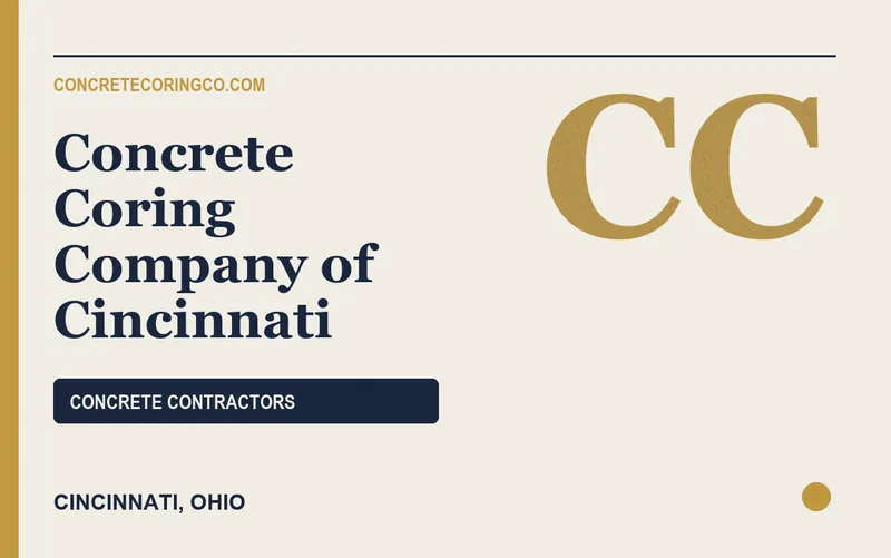 Concrete Coring Company of Cincinnati in Cincinnati, Ohio