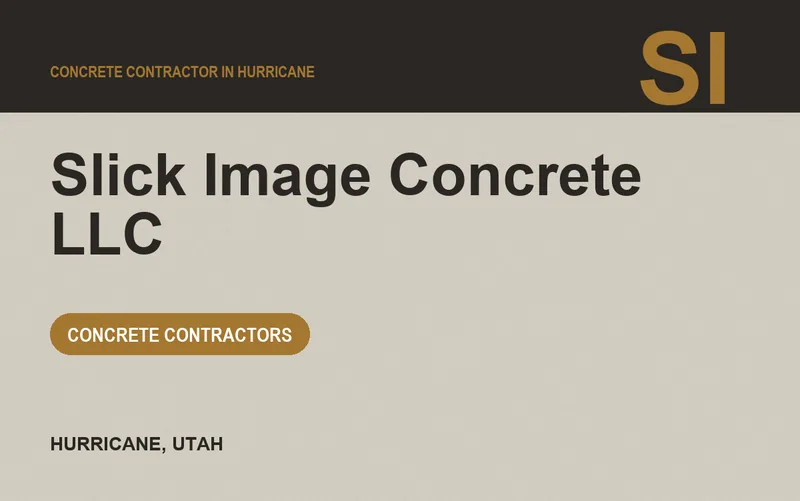Slick Image Concrete LLC in Hurricane, Utah