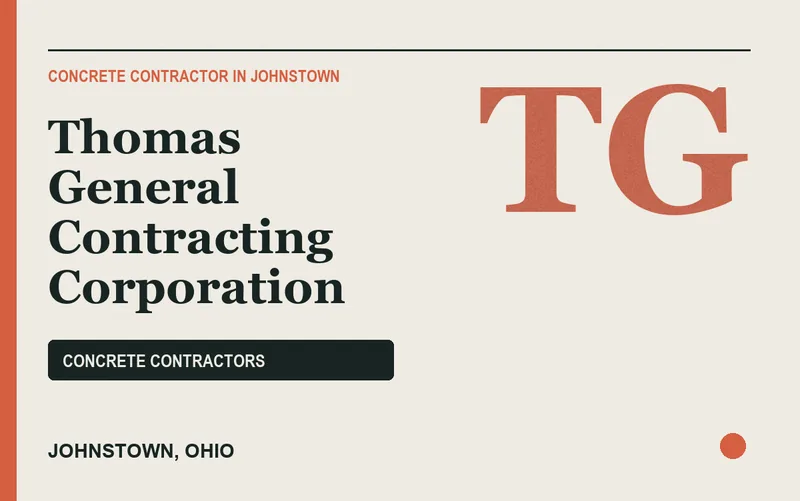 Thomas General Contracting Corporation in Johnstown, Ohio