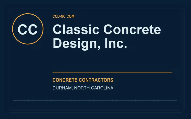 Classic Concrete Design, Inc. in Durham, North Carolina