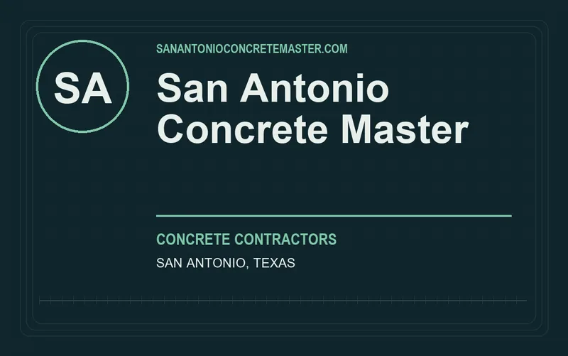 San Antonio Concrete Master in San Antonio, Texas