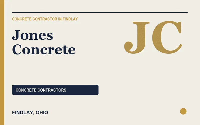 Jones Concrete in Findlay, Ohio