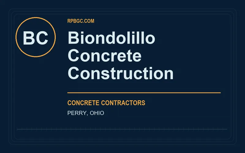 Biondolillo Concrete Construction in Perry, Ohio