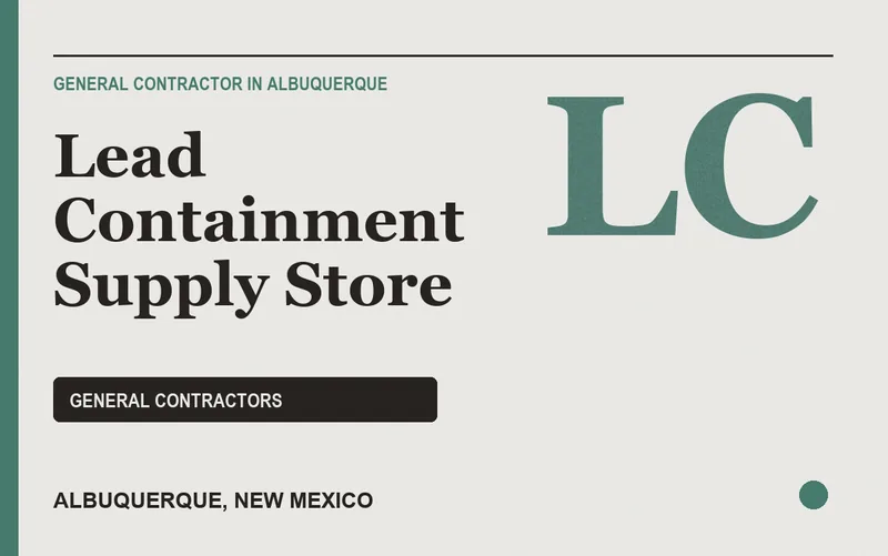 Lead Containment Supply Store in Albuquerque, New Mexico