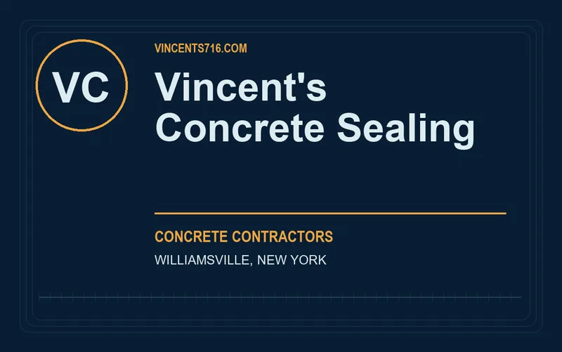 Vincent's Concrete Sealing in Williamsville, New York