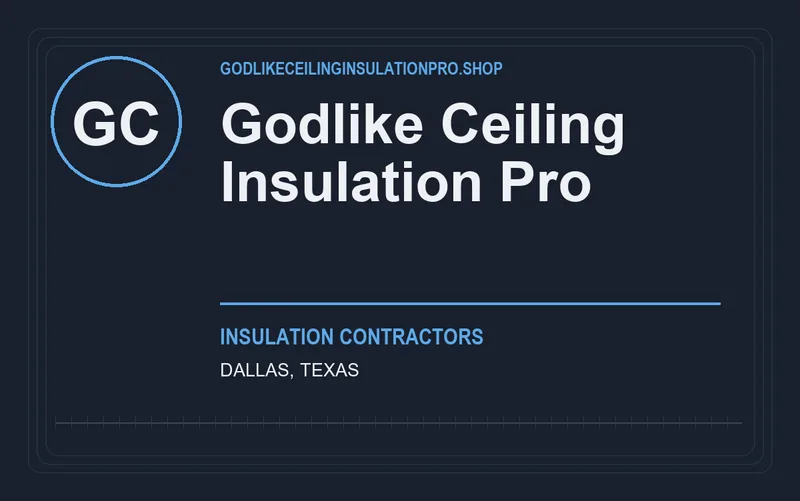 Godlike Ceiling Insulation Pro in Dallas, Texas