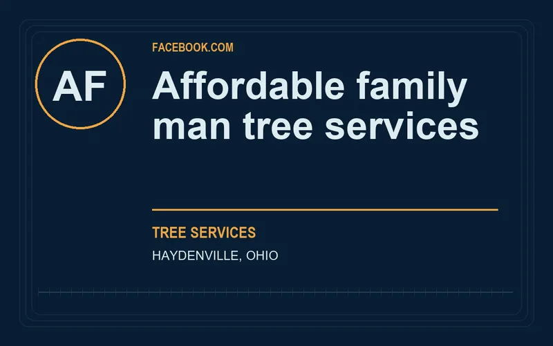 Affordable family man tree services in Haydenville, Ohio