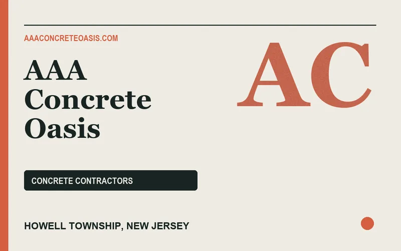 AAA Concrete Oasis in Howell Township, New Jersey
