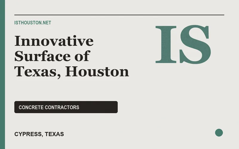 Innovative Surface of Texas, Houston in Cypress, Texas