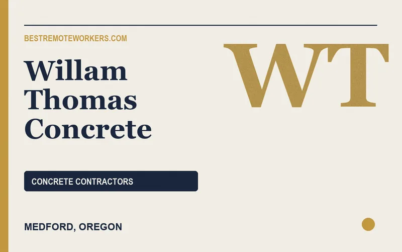 Willam Thomas Concrete in Medford, Oregon
